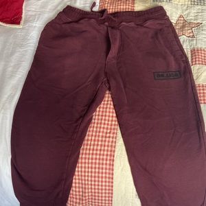 American Eagle Burgundy Sweats